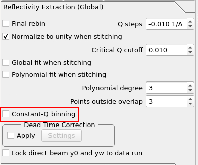 Constant-Q Binning