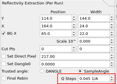 Q Steps Per-Run