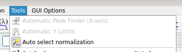 Auto select normalization